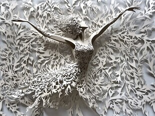 纸艺舞者 灵动的艺术之姿