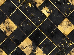 黑金菱格纹理背景图案