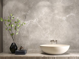 简约大理石洗手台装饰场景