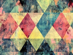 复古几何图案艺术背景