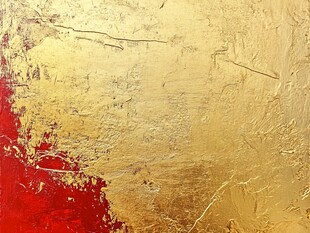 红金质感艺术纹理背景