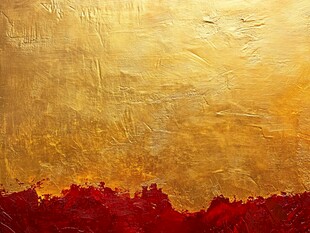 金色红边抽象艺术纹理