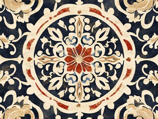 古典精美花纹装饰图案