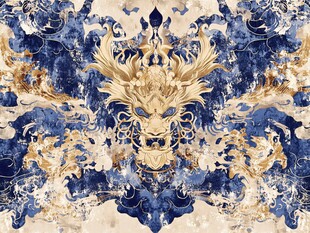 龙纹国风图案设计精美