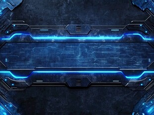 科技感蓝色炫酷电子背景