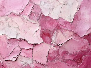 粉白斑驳墙面纹理特写
