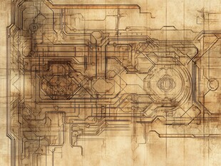 复古机械风电路设计图