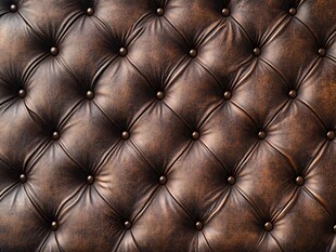 复古棕色皮革软包纹理