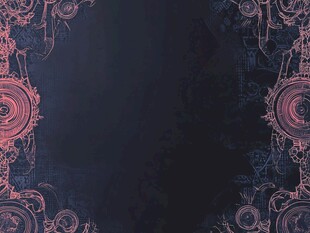 暗调机械风边框背景图