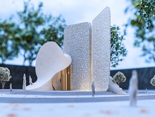 现代风格建筑模型展示