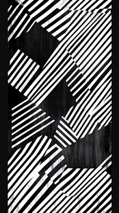 黑白条纹几何抽象艺术图