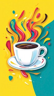 缤纷咖啡杯 多彩咖啡时光