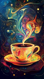 梦幻咖啡杯的奇幻蒸汽世界