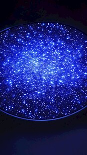 梦幻蓝色星空灯盘
