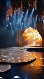 梦幻舞台灯光璀璨秀场