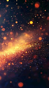 梦幻炫彩粒子背景效果