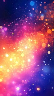 梦幻炫彩光斑背景图