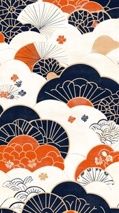 日式和风图案设计元素