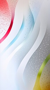 彩色波浪动感抽象背景图