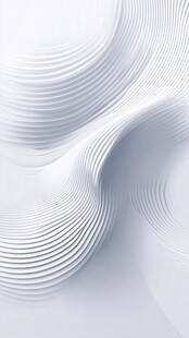 白色波纹抽象艺术背景