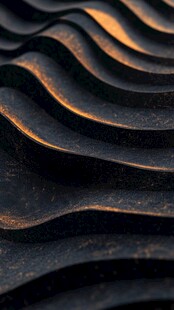 金属波浪纹理艺术特写