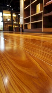 光滑木质地板尽显质感