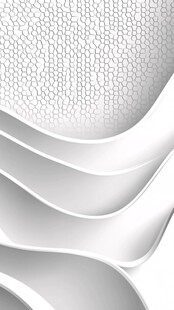 白色几何波浪纹理背景