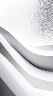 白色流动线条抽象背景图