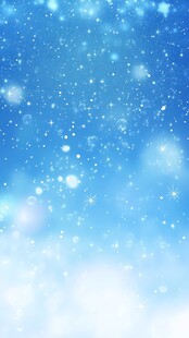 梦幻蓝色飘雪背景图