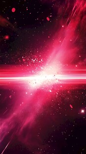 梦幻粉色宇宙光线特效