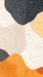 抽象几何色块背景图案