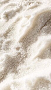 细腻白砂糖特写