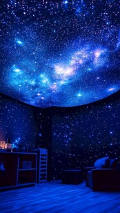 梦幻星空卧室场景