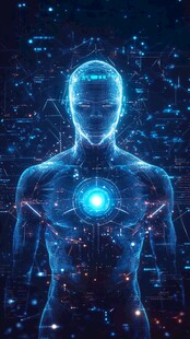 未来感科技人体形象