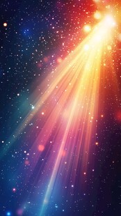 梦幻星空光芒绽放