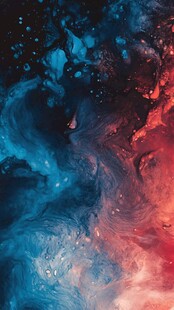 梦幻绚丽的色彩流体世界