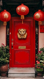 喜庆红门迎新春