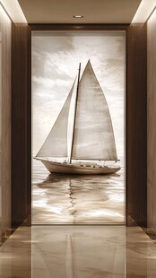 帆船艺术画 装点优雅空间