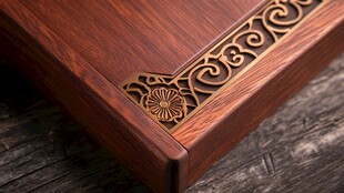 红木家具精致雕花细节