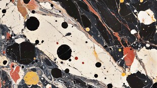 抽象泼墨艺术纹理画面