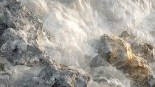 纹理独特的岩石特写