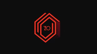 红色六边形ZO标志设计