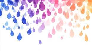 彩色水滴渐变背景图案