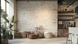 简约工业风室内休闲空间