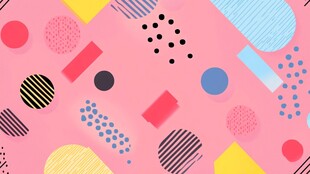 粉色几何抽象图案背景