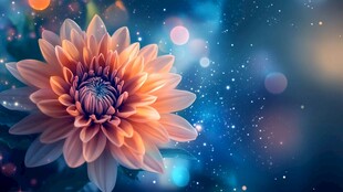 梦幻大丽花 璀璨背景之美