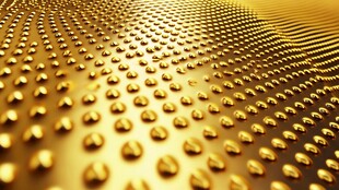 金色质感水滴图案背景