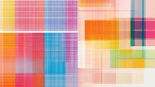 多彩几何线条抽象背景图