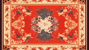 中式传统吉祥图案地毯