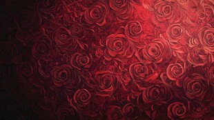 浪漫红玫瑰背景纹理图案